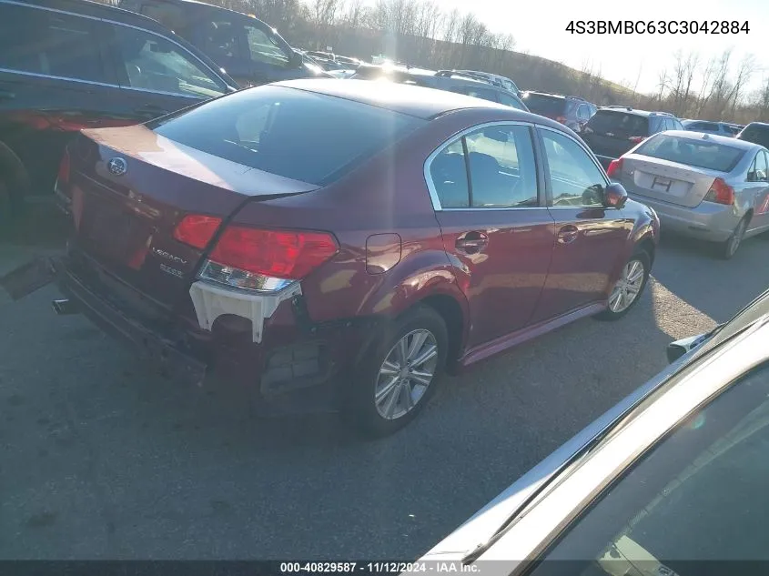 2012 Subaru Legacy 2.5I Premium VIN: 4S3BMBC63C3042884 Lot: 40829587