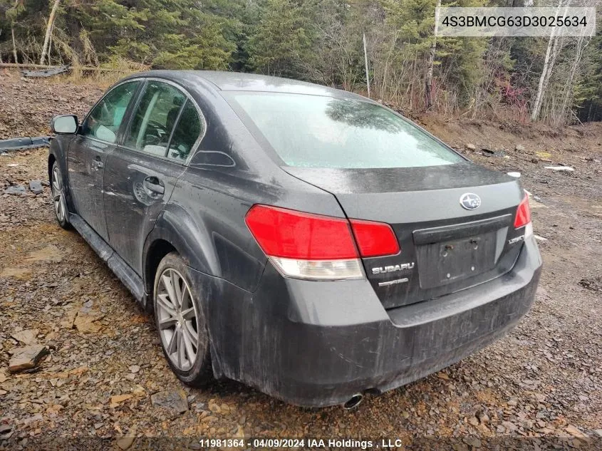 4S3BMCG63D3025634 2013 Subaru Legacy 2.5 I Sport