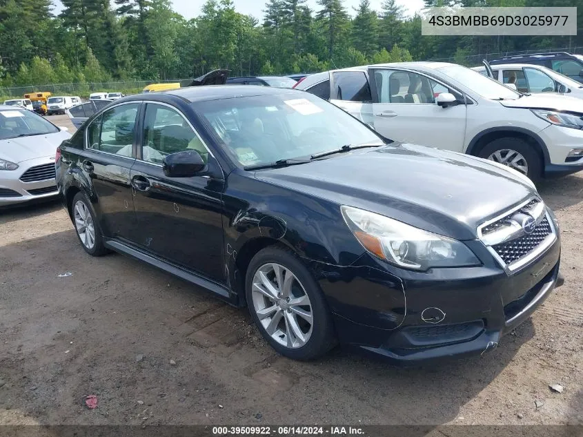 2013 Subaru Legacy 2.5I Premium VIN: 4S3BMBB69D3025977 Lot: 39509922