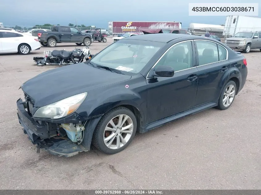 4S3BMCC60D3038671 2013 Subaru Legacy 2.5I Premium