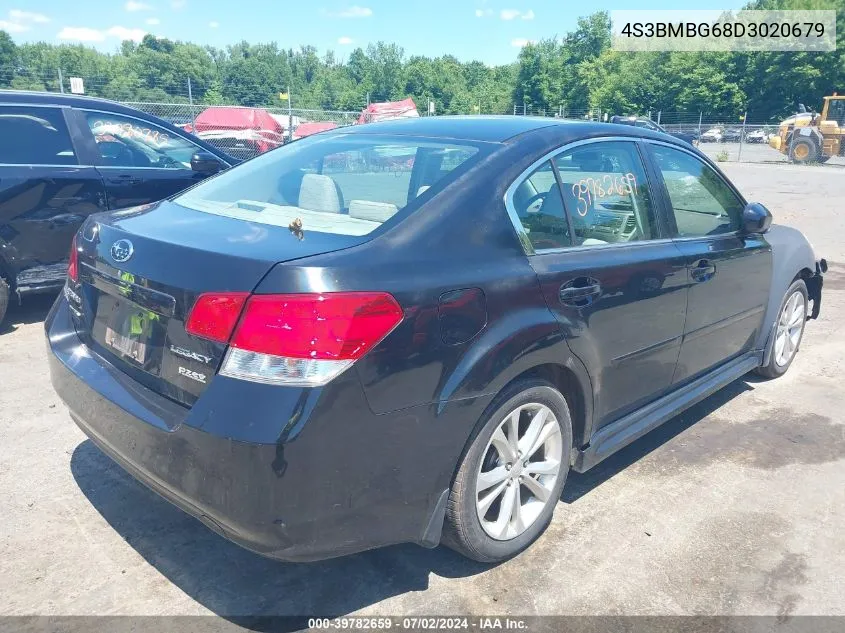 2013 Subaru Legacy 2.5I Premium VIN: 4S3BMBG68D3020679 Lot: 39782659