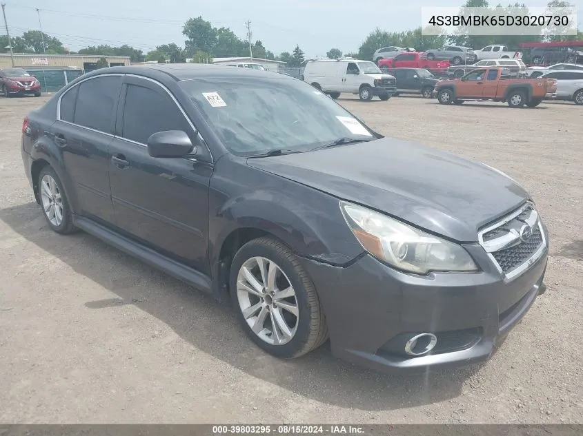 2013 Subaru Legacy 2.5I Limited VIN: 4S3BMBK65D3020730 Lot: 39803295