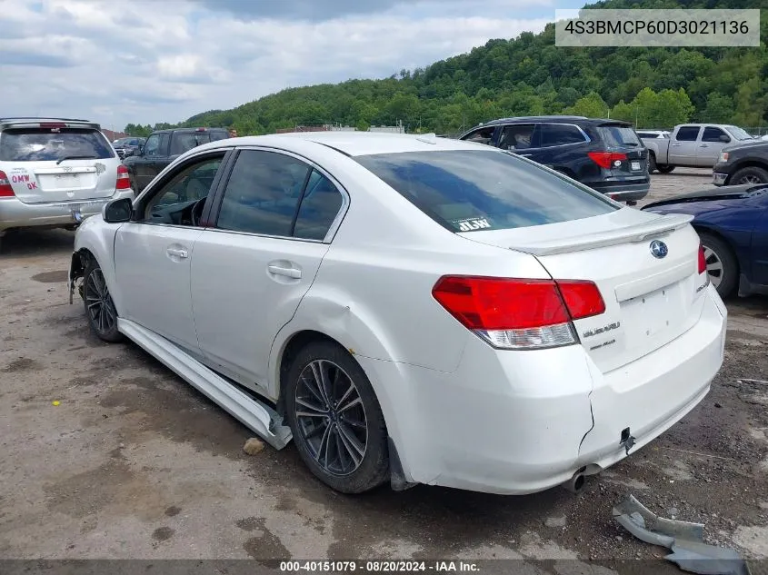 2013 Subaru Legacy 2.5I Limited VIN: 4S3BMCP60D3021136 Lot: 40151079