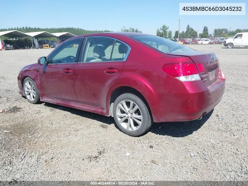 2013 Subaru Legacy 2.5I Premium VIN: 4S3BMBC66D3045232 Lot: 40244914