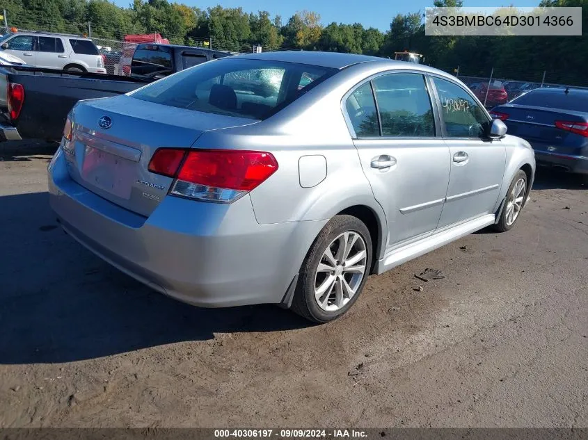 4S3BMBC64D3014366 2013 Subaru Legacy 2.5I Premium