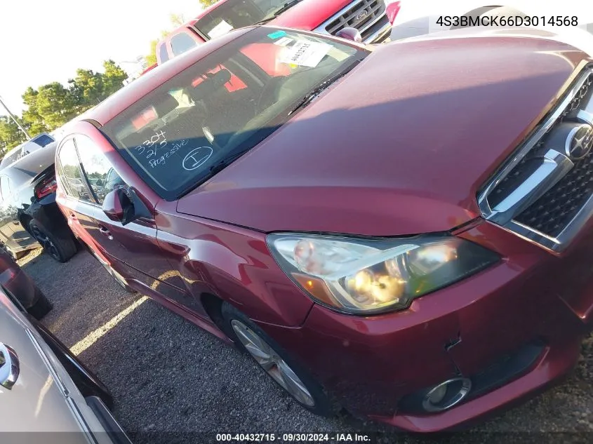 2013 Subaru Legacy 2.5I Limited VIN: 4S3BMCK66D3014568 Lot: 40432715