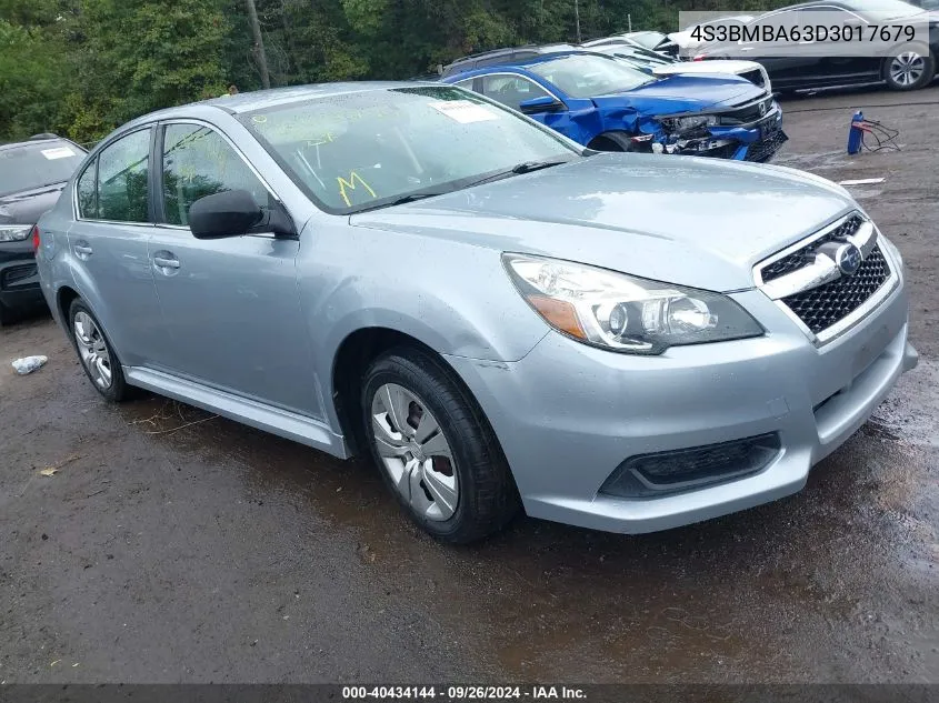 2013 Subaru Legacy 2.5I VIN: 4S3BMBA63D3017679 Lot: 40434144