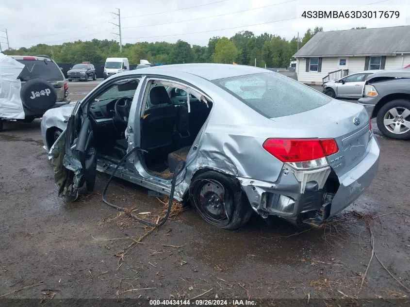 2013 Subaru Legacy 2.5I VIN: 4S3BMBA63D3017679 Lot: 40434144