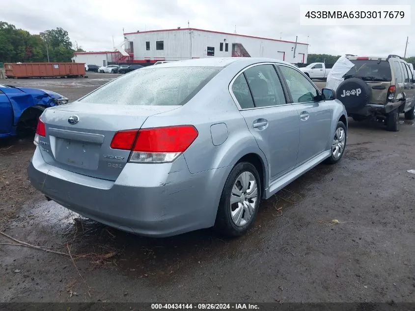 2013 Subaru Legacy 2.5I VIN: 4S3BMBA63D3017679 Lot: 40434144