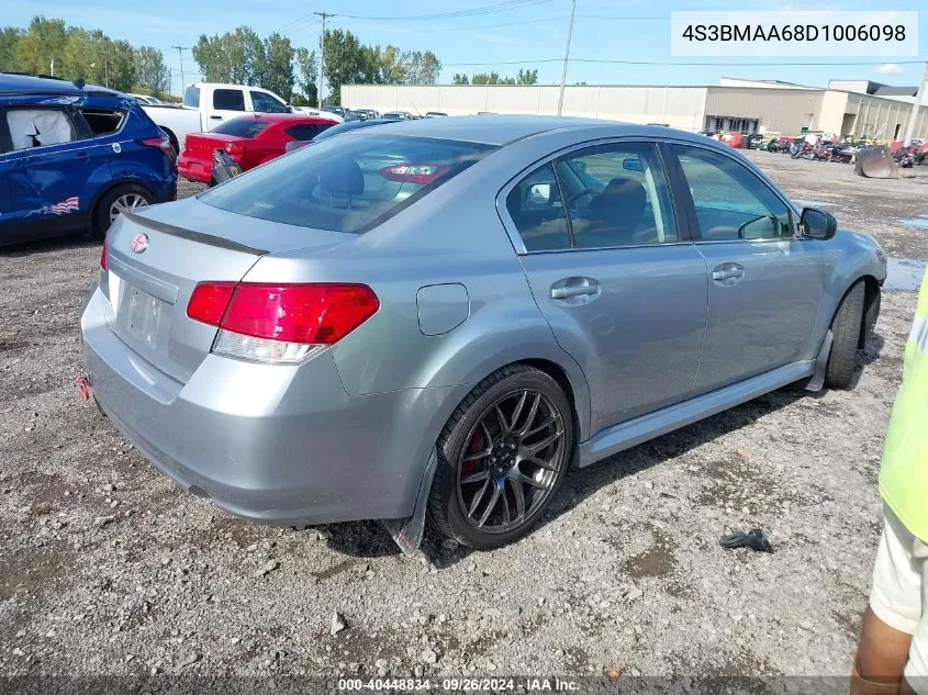 2013 Subaru Legacy 2.5I VIN: 4S3BMAA68D1006098 Lot: 40448834