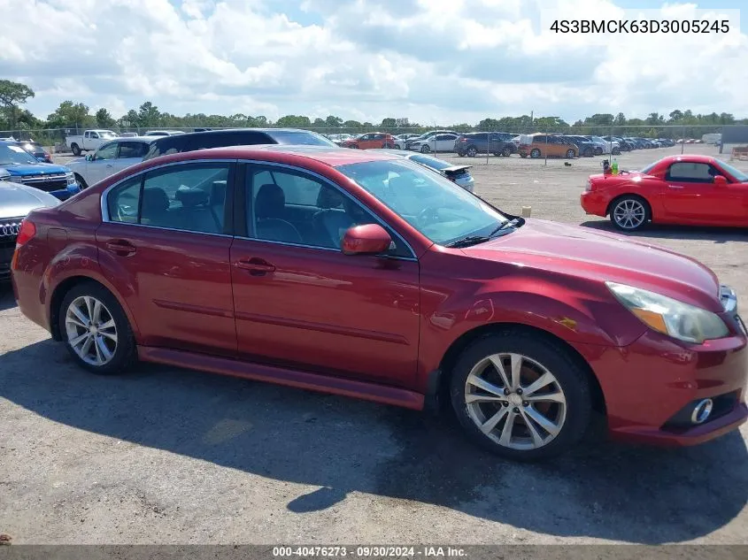 2013 Subaru Legacy 2.5I Limited VIN: 4S3BMCK63D3005245 Lot: 40476273