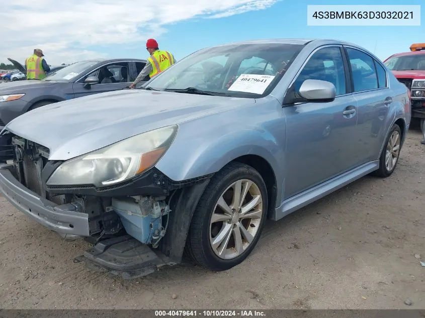 2013 Subaru Legacy 2.5I Limited VIN: 4S3BMBK63D3032021 Lot: 40479641