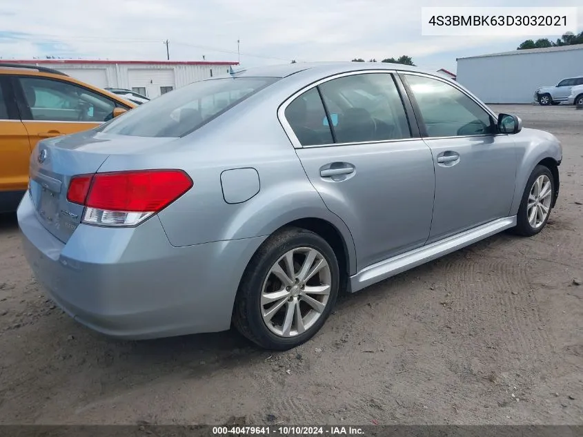 2013 Subaru Legacy 2.5I Limited VIN: 4S3BMBK63D3032021 Lot: 40479641