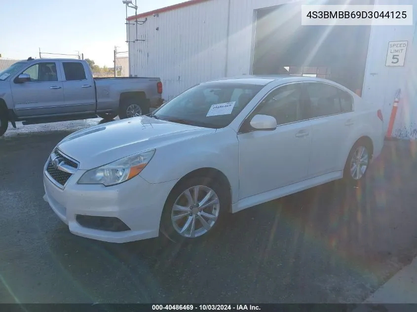 2013 Subaru Legacy 2.5I Premium VIN: 4S3BMBB69D3044125 Lot: 40486469