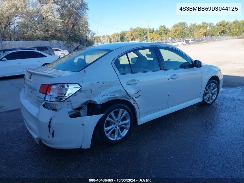 2013 Subaru Legacy 2.5I Premium VIN: 4S3BMBB69D3044125 Lot: 40486469