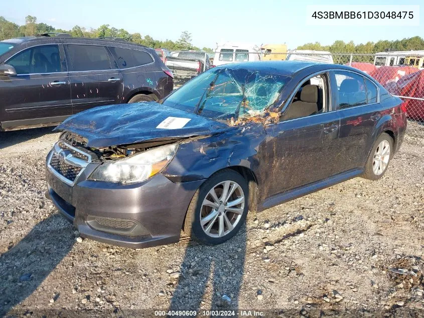 2013 Subaru Legacy 2.5I Premium VIN: 4S3BMBB61D3048475 Lot: 40490609