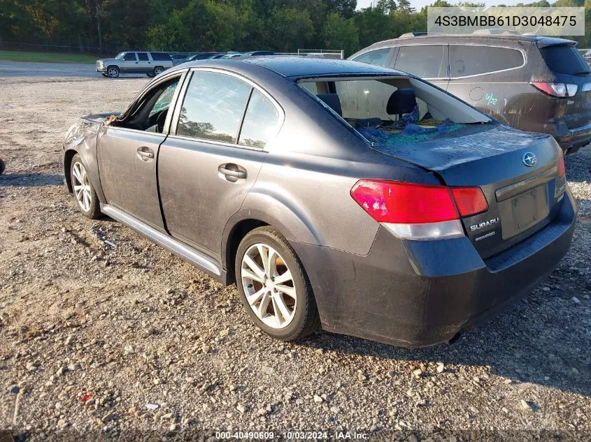 2013 Subaru Legacy 2.5I Premium VIN: 4S3BMBB61D3048475 Lot: 40490609