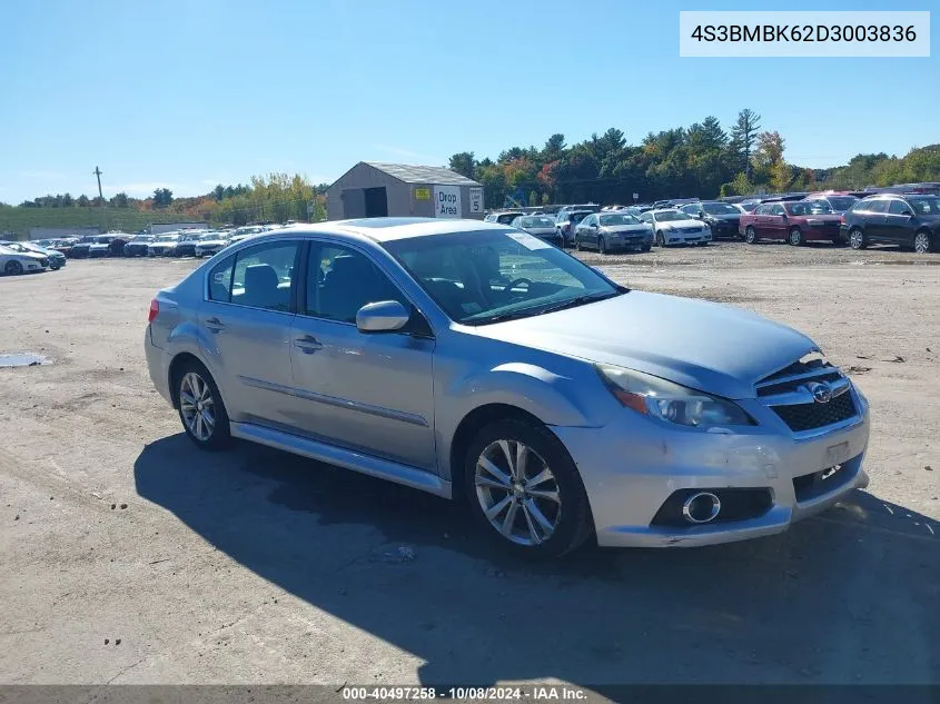 2013 Subaru Legacy 2.5I Limited VIN: 4S3BMBK62D3003836 Lot: 40497258