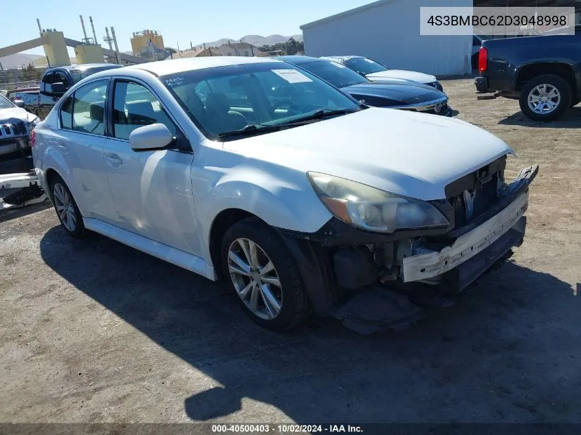 2013 Subaru Legacy 2.5I Premium VIN: 4S3BMBC62D3048998 Lot: 40500403