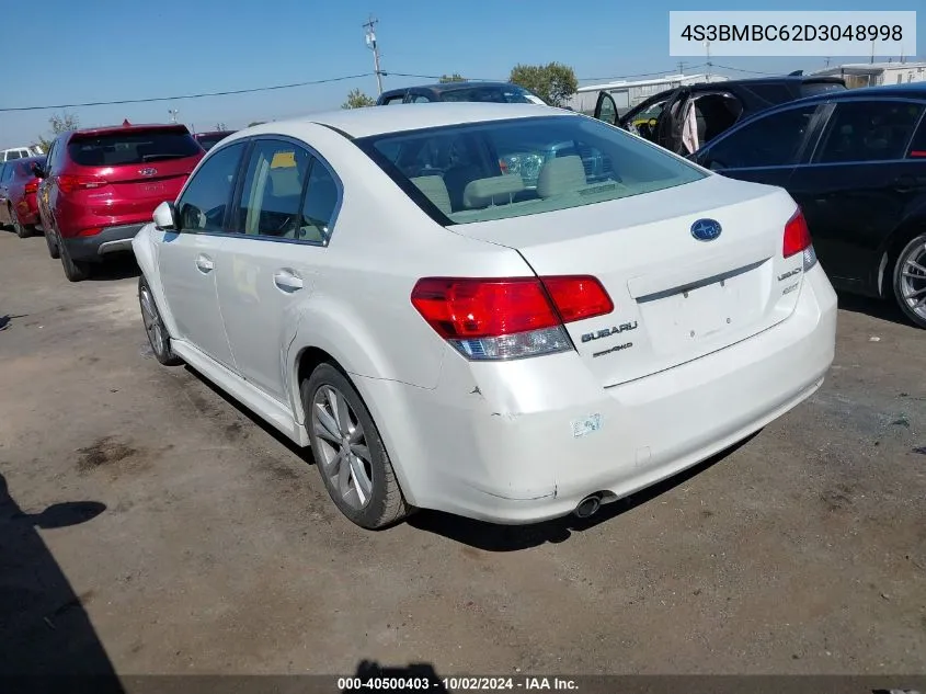 2013 Subaru Legacy 2.5I Premium VIN: 4S3BMBC62D3048998 Lot: 40500403