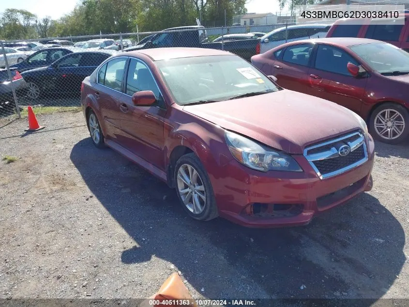 2013 Subaru Legacy 2.5I Premium VIN: 4S3BMBC62D3038410 Lot: 40511363