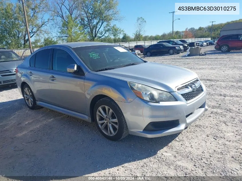 2013 Subaru Legacy 2.5I Premium VIN: 4S3BMBC63D3010275 Lot: 40543148