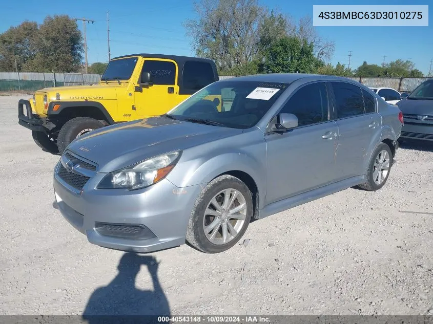 2013 Subaru Legacy 2.5I Premium VIN: 4S3BMBC63D3010275 Lot: 40543148