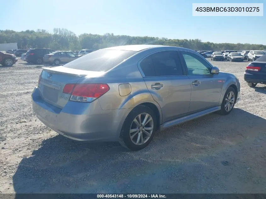 2013 Subaru Legacy 2.5I Premium VIN: 4S3BMBC63D3010275 Lot: 40543148