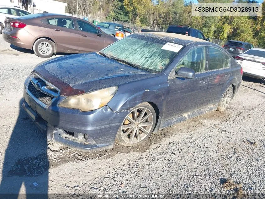 2013 Subaru Legacy 2.5 I Sport VIN: 4S3BMCG64D3028915 Lot: 40566125