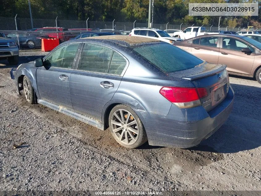 2013 Subaru Legacy 2.5 I Sport VIN: 4S3BMCG64D3028915 Lot: 40566125