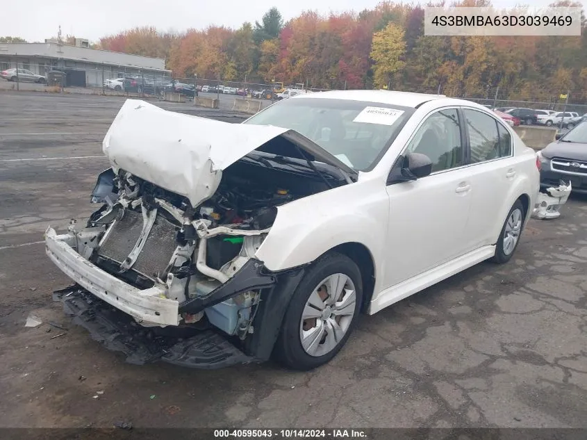 2013 Subaru Legacy 2.5I VIN: 4S3BMBA63D3039469 Lot: 40595043