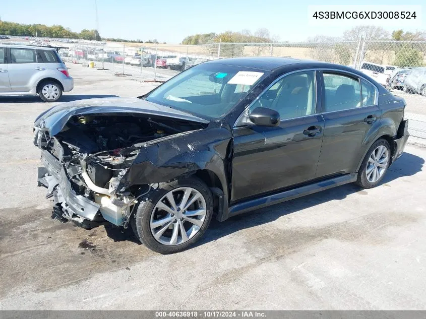 2013 Subaru Legacy 2.5I Premium VIN: 4S3BMCG6XD3008524 Lot: 40636918