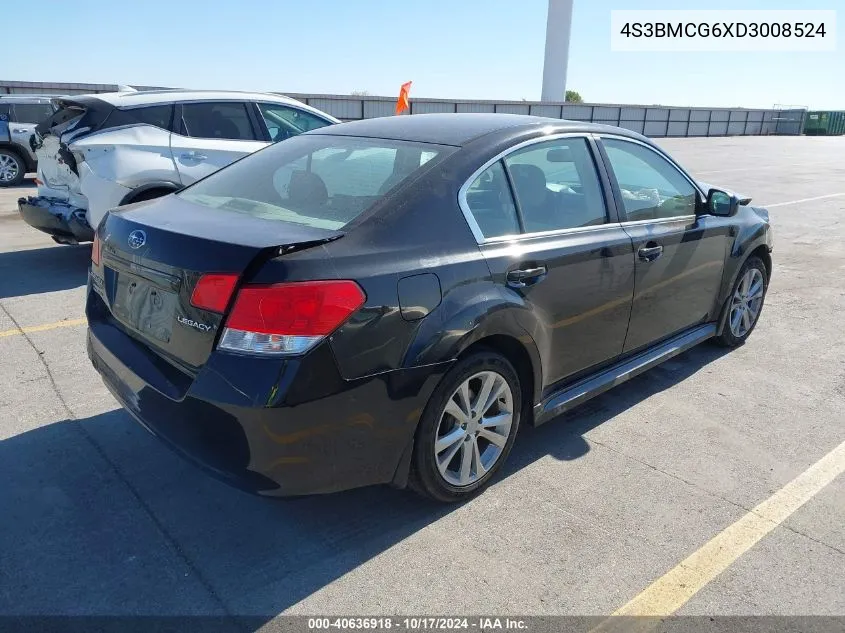 2013 Subaru Legacy 2.5I Premium VIN: 4S3BMCG6XD3008524 Lot: 40636918