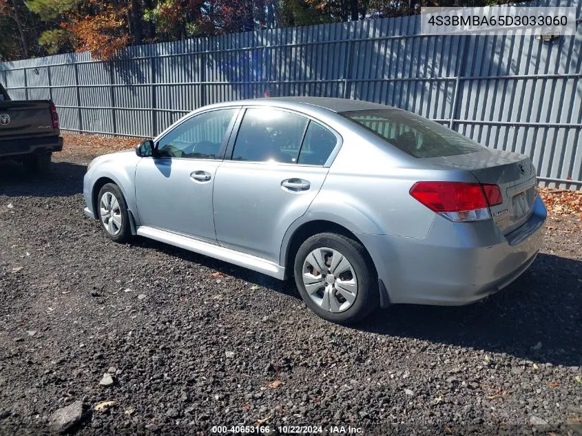 2013 Subaru Legacy 2.5I VIN: 4S3BMBA65D3033060 Lot: 40653166