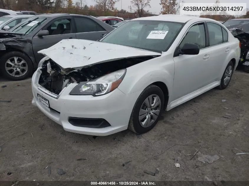 2013 Subaru Legacy 2.5I VIN: 4S3BMCA6XD3014297 Lot: 40661458