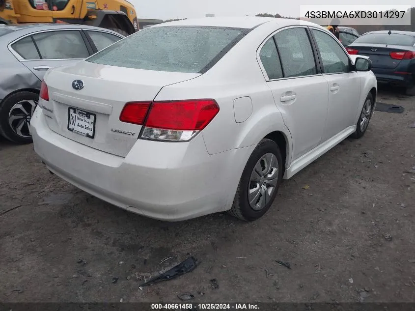 2013 Subaru Legacy 2.5I VIN: 4S3BMCA6XD3014297 Lot: 40661458