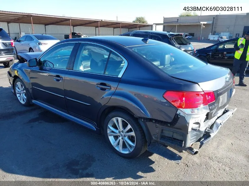 2013 Subaru Legacy 2.5I Limited VIN: 4S3BMCK69D3028111 Lot: 40696263