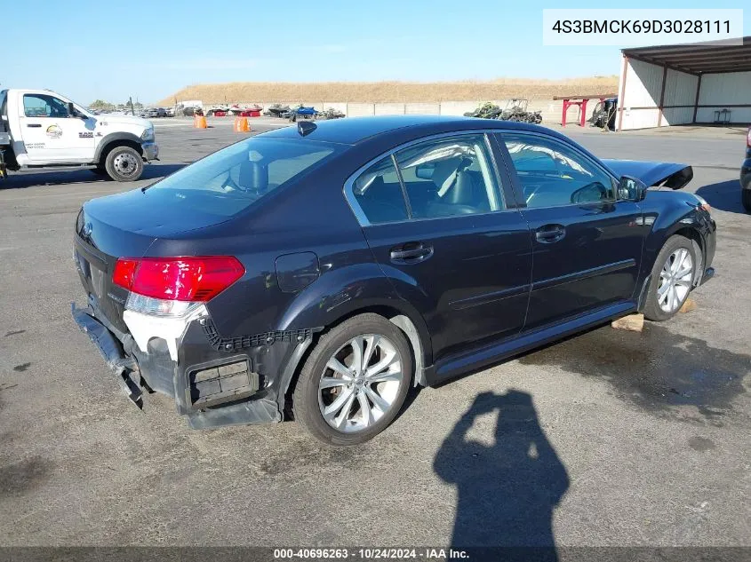 2013 Subaru Legacy 2.5I Limited VIN: 4S3BMCK69D3028111 Lot: 40696263