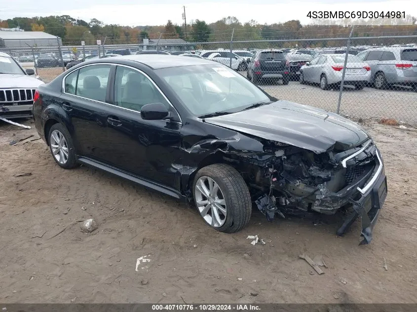 2013 Subaru Legacy 2.5I Premium VIN: 4S3BMBC69D3044981 Lot: 40710776