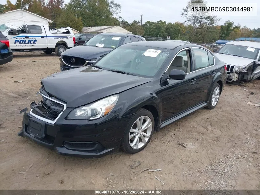 2013 Subaru Legacy 2.5I Premium VIN: 4S3BMBC69D3044981 Lot: 40710776