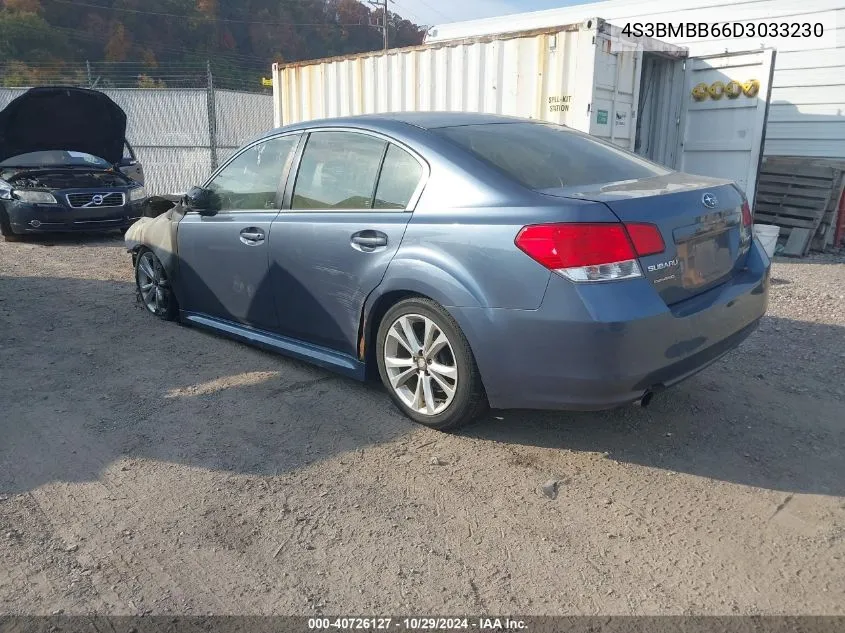 2013 Subaru Legacy 2.5I Premium VIN: 4S3BMBB66D3033230 Lot: 40726127