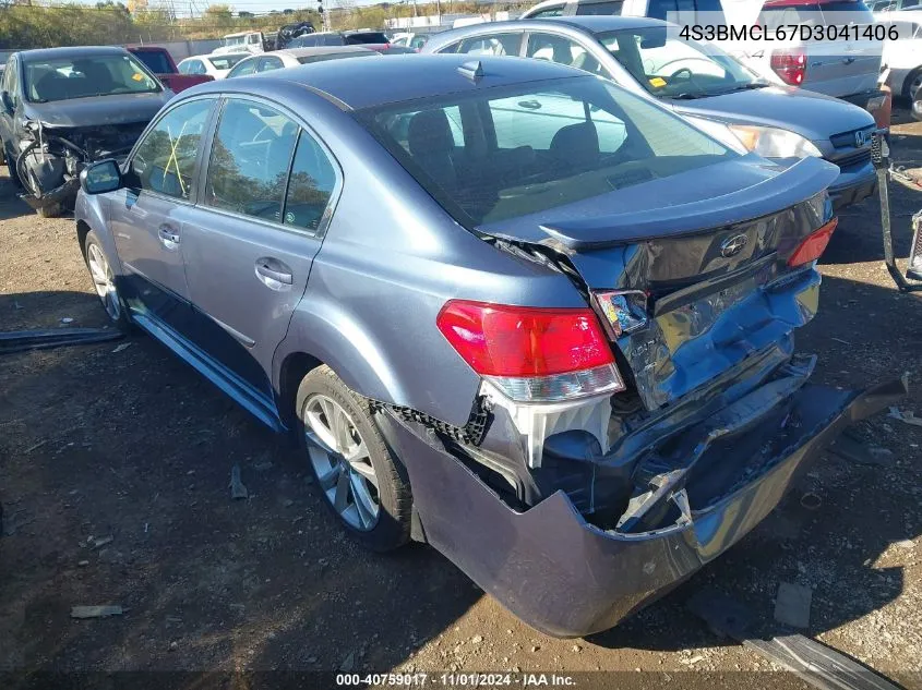 2013 Subaru Legacy 2.5I Limited VIN: 4S3BMCL67D3041406 Lot: 40759017