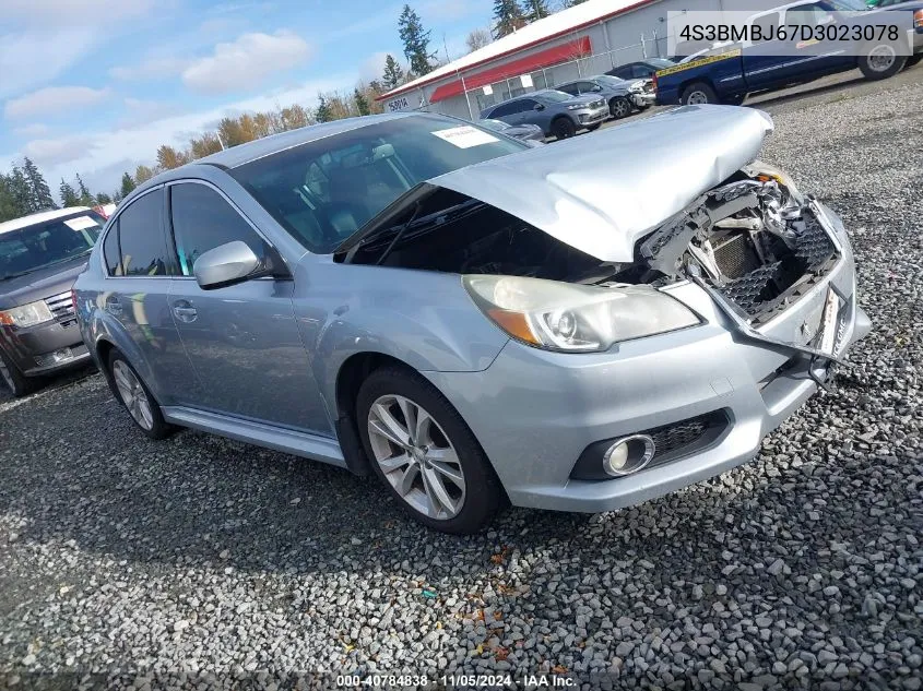 2013 Subaru Legacy 2.5I Limited VIN: 4S3BMBJ67D3023078 Lot: 40784838