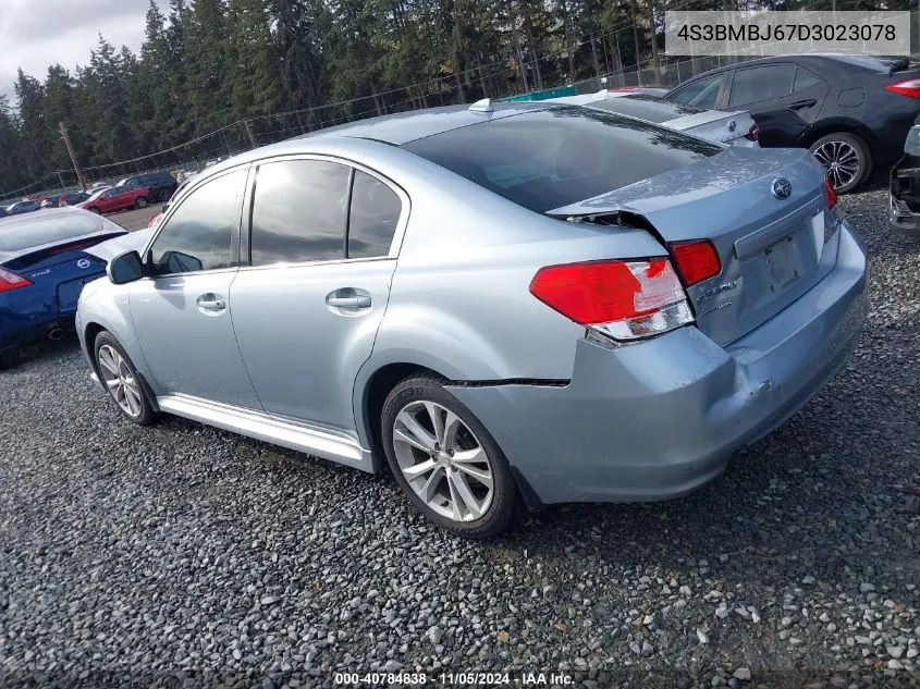 2013 Subaru Legacy 2.5I Limited VIN: 4S3BMBJ67D3023078 Lot: 40784838