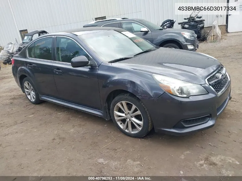 2013 Subaru Legacy 2.5I Premium VIN: 4S3BMBC66D3017334 Lot: 40798253