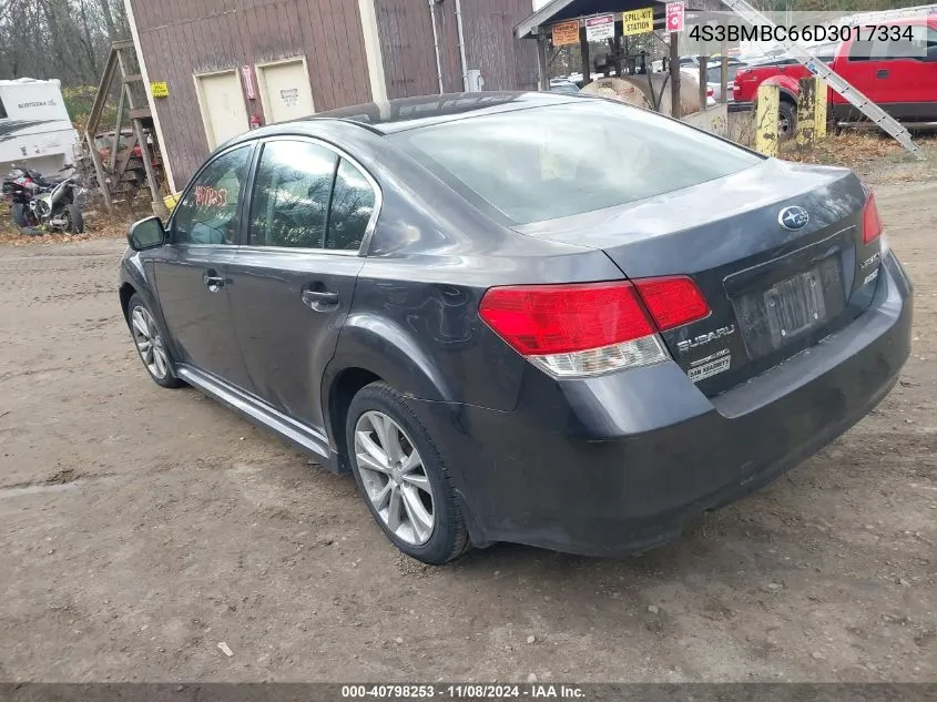 2013 Subaru Legacy 2.5I Premium VIN: 4S3BMBC66D3017334 Lot: 40798253