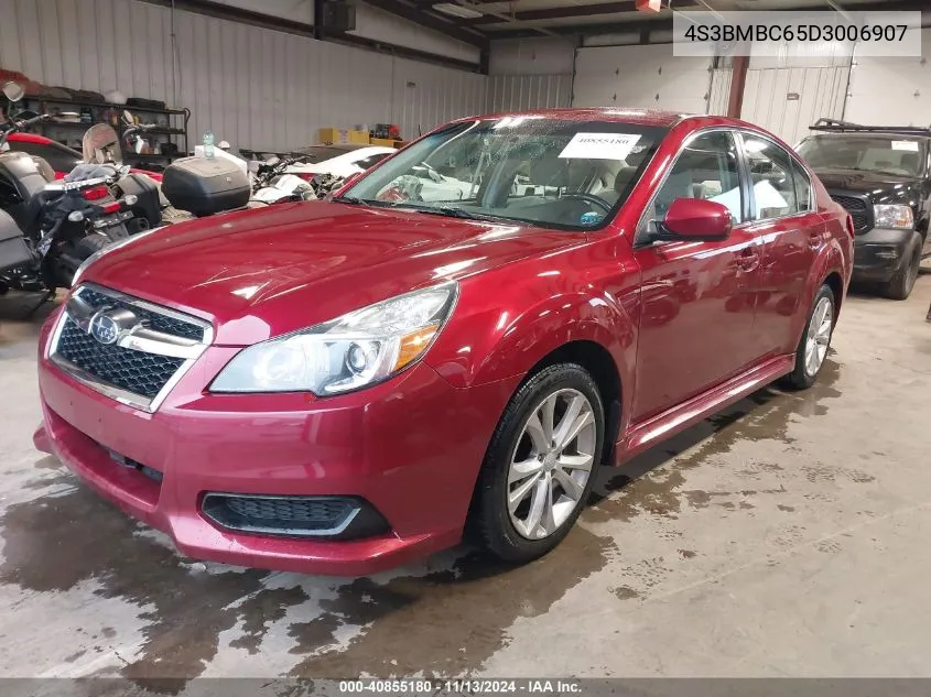 2013 Subaru Legacy 2.5I Premium VIN: 4S3BMBC65D3006907 Lot: 40855180