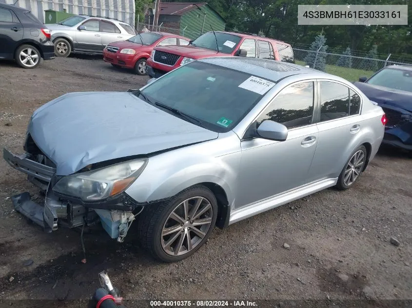 2014 Subaru Legacy 2.5 I Sport VIN: 4S3BMBH61E3033161 Lot: 40010375