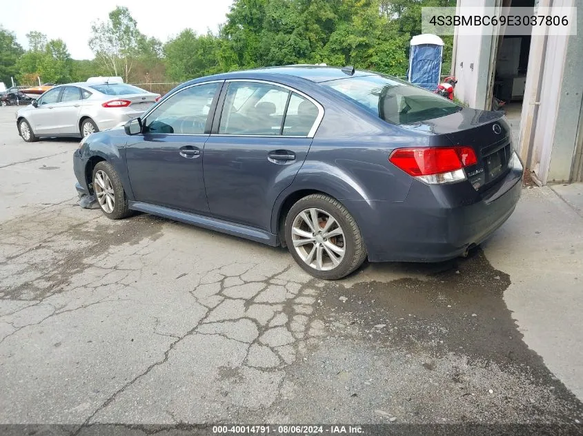 2014 Subaru Legacy 2.5I Premium VIN: 4S3BMBC69E3037806 Lot: 40014791