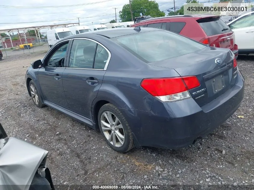 2014 Subaru Legacy 2.5I Premium VIN: 4S3BMBC68E3030801 Lot: 40069059